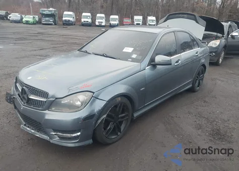 2012 Mercedes-Benz C 250 Sport from USA, damaged, VIN WDDGF4HB0CR220559